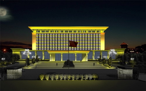 樓體亮化讓大量令人見到你